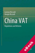 Cover of China VAT: Regulations and Reforms (eBook)