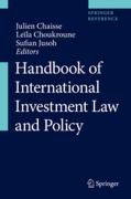 Cover of Handbook of International Investment Law