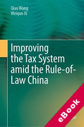 Cover of Improving the Tax System amid the Rule-of-Law China (eBook)