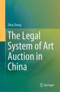 Cover of The Legal System of Art Auction in China