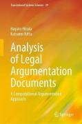 Cover of Analysis of Legal Argumentation Documents: A Computational Argumentation Approach