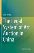 Cover of The Legal System of Art Auction in China