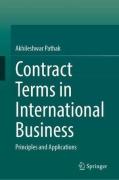 Cover of Contract Terms in International Business: Principles and Applications