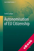 Cover of Autonomisation of EU Citizenship (eBook)