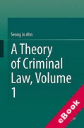 Cover of A Theory of Criminal Law, Volume 1 (eBook)