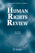 Cover of Human Rights Review: Print + Basic Online