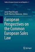 Cover of European Perspectives on Common European Sales Law