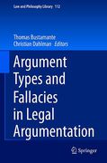 Cover of Argument Types and Fallacies in Legal Argumentation