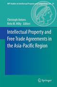 Cover of Intellectual Property and Free Trade Agreements in the Asia-Pacific Region