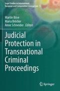 Cover of Judicial Protection in Transnational Criminal Proceedings