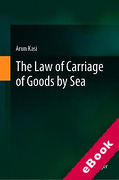 Cover of The Law of Carriage of Goods by Sea (eBook)