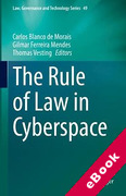 Cover of The Rule of Law in Cyberspace (eBook)