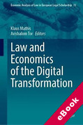 Cover of Law and Economics of the Digital Transformation (eBook)