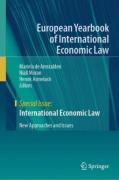 Cover of International Economic Law: New Approaches and Issues