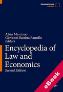 Cover of Encyclopedia of Law and Economics (eBook)