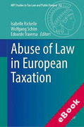 Cover of Abuse of Law in European Taxation (eBook)