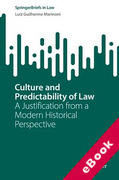 Cover of Culture and Predictability of Law: A Justification from a Modern Historical Perspective (eBook)