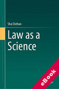 Cover of Law as a Science (eBook)