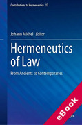 Cover of Hermeneutics of Law: From Ancients to Contemporaries (eBook)