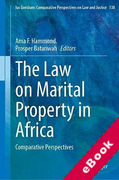 Cover of The Law on Marital Property in Africa: Comparative Perspectives (eBook)