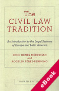 Cover of The Civil Law Tradition: An Introduction to the Legal Systems of Western Europe and Latin America (eBook)