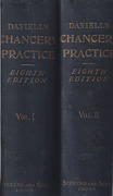 Cover of Daniell's Chancery Practice 8th ed