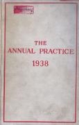 Cover of The Annual Practice 1938 (The White Book)