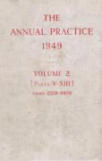 Cover of The Annual Practice 1940's editions (The White Book)