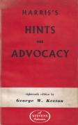 Cover of Harris's Hints on Advocacy: The Conduct of Cases Civil and Criminal