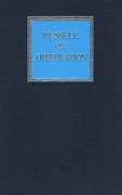 Cover of Russell on Arbitration 20th ed