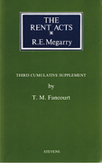 Cover of The Rent Acts 11th ed: 3rd Cumulative Supplement