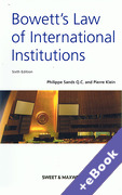 Cover of Bowett's Law of International Institutions (Book &#38; eBook Pack)