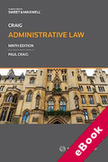 Cover of Administrative Law (eBook)