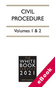 Cover of The White Book Service 2021: Civil Procedure Volumes 1 &#38; 2 (eBook)