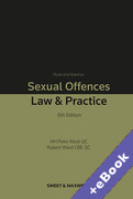 Cover of Rook and Ward on Sexual Offences: Law &#38; Practice (Book &#38; eBook Pack)