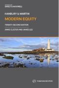 Cover of Hanbury &#38; Martin: Modern Equity