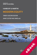 Cover of Hanbury &#38; Martin: Modern Equity (eBook)