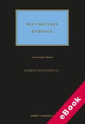Cover of Documentary Evidence (eBook)
