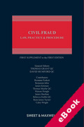 Cover of Civil Fraud: Law, Practice and Procedure: 1st Supplement (eBook)
