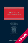 Cover of Civil Fraud: Law, Practice and Procedure: 1st ed with 1st Supplement (eBook)