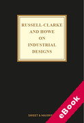 Cover of Russell-Clarke and Howe on Industrial Designs (eBook)