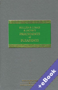 Cover of Bullen &#38; Leake &#38; Jacob's Precedents of Pleadings 19th ed with 1st Supplement (Book &#38; eBook Pack)