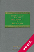 Cover of Bullen &#38; Leake &#38; Jacob's Precedents of Pleadings 19th ed with 1st Supplement (eBook)