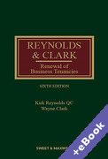 Cover of Reynolds and Clark: Renewal of Business Tenancies (Book &#38; eBook Pack)