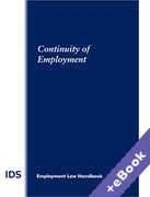 Cover of IDS Handbook: Continuity of Employment (Book &#38; eBook Pack)