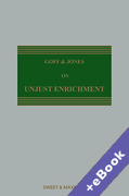 Cover of Goff &#38; Jones on Unjust Enrichment (Book &#38; eBook Pack)