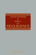 Cover of Charlesworth &#38; Percy on Negligence