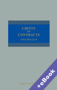 Cover of Chitty on Contracts 34th ed: Volumes 1 &#38; 2 with 1st Supplement Set (Book &#38; eBook Pack)