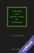 Cover of Copinger and Skone James on Copyright 18th ed with 2nd Supplement (Book &#38; eBook Pack)