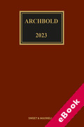 Cover of Archbold: Criminal Pleading, Evidence and Practice 2023 (eBook)